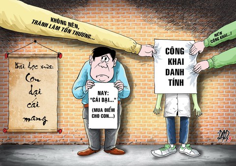Công khai hay không danh tính 64 thí sinh được nâng điểm ở Hòa Bình? - Ảnh 1. Công khai hay không danh tính 64 thí sinh được nâng điểm ở Hòa Bình? - Ảnh 1.