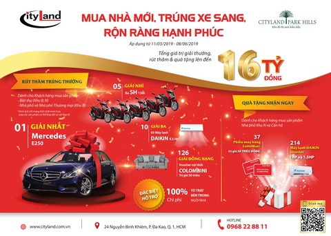 CityLand ưu đãi lớn cho khách hàng mua nhà tại CityLand Park Hills - Ảnh 1. CityLand ưu đãi lớn cho khách hàng mua nhà tại CityLand Park Hills - Ảnh 1.