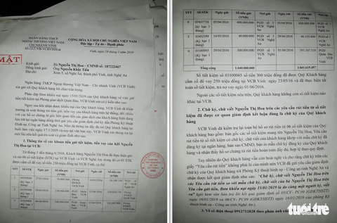 Khách nói mất 1,5 tỉ, ngân hàng khẳng định do khách rút - Ảnh 2. Khách nói mất 1,5 tỉ, ngân hàng khẳng định do khách rút - Ảnh 2.