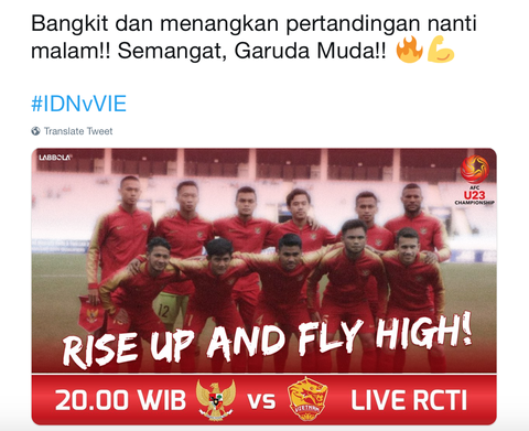 CĐV Indonesia tin đội nhà sẽ đánh bại U-23 Việt Nam - Ảnh 1. CĐV Indonesia tin đội nhà sẽ đánh bại U-23 Việt Nam - Ảnh 1.