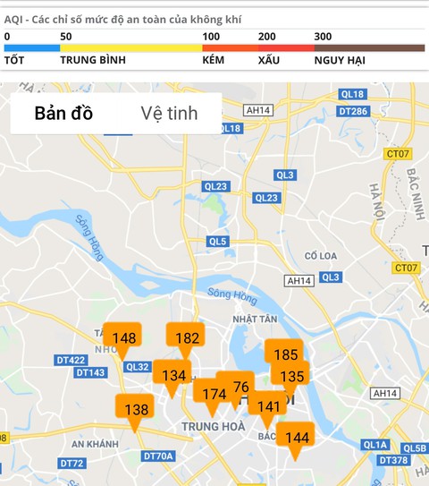 Trời mù mịt, không khí ô nhiễm bao phủ Hà Nội - Ảnh 3. Trời mù mịt, không khí ô nhiễm bao phủ Hà Nội - Ảnh 3.
