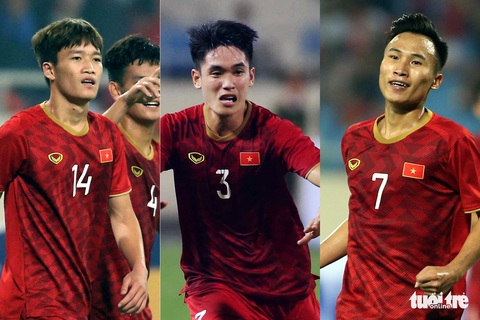 3 chàng tân ngự lâm quân U23 Hoàng Đức, Việt Hưng, Tấn Sinh - Ảnh 1. 3 chàng tân ngự lâm quân U23 Hoàng Đức, Việt Hưng, Tấn Sinh - Ảnh 1.