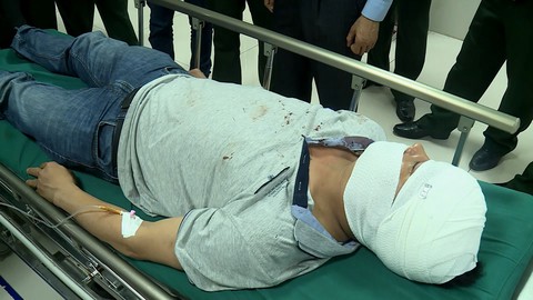 Đánh án ma túy tại Lào, một trinh sát biên phòng bị đâm trọng thương - Ảnh 1. Đánh án ma túy tại Lào, một trinh sát biên phòng bị đâm trọng thương - Ảnh 1.