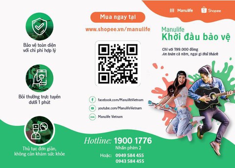 Manulife ra mắt bảo hiểm trực tuyến, phí 199.000 đồng/năm - Ảnh 1. Manulife ra mắt bảo hiểm trực tuyến, phí 199.000 đồng/năm - Ảnh 1.