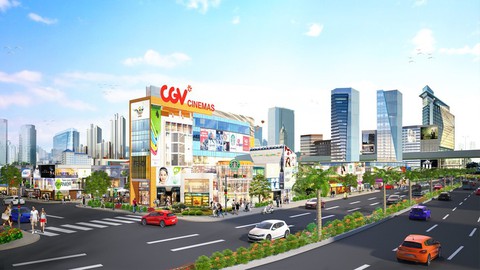 Xuất hiện đô thị thương mại ngay cửa ngõ sân bay Long Thành - Ảnh 1. Xuất hiện đô thị thương mại ngay cửa ngõ sân bay Long Thành - Ảnh 1.