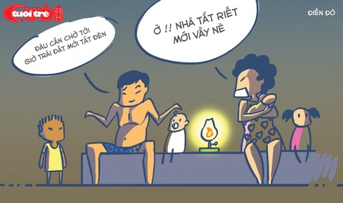 Biếm họa Giờ trái đất - Ảnh 3. Biếm họa Giờ trái đất - Ảnh 3.