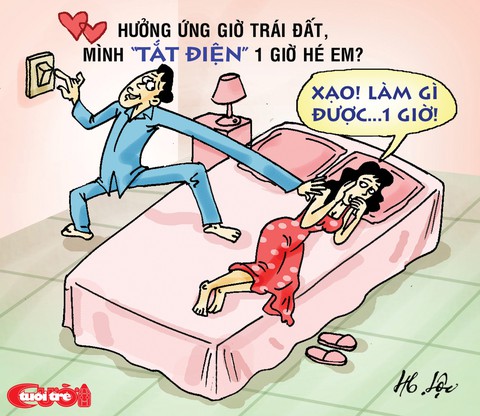 Biếm họa Giờ trái đất - Ảnh 5. Biếm họa Giờ trái đất - Ảnh 5.