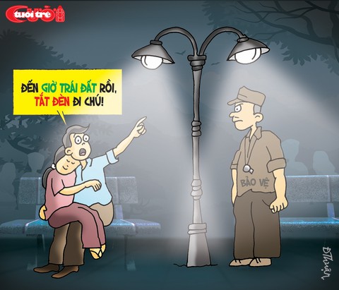Biếm họa Giờ trái đất - Ảnh 7. Biếm họa Giờ trái đất - Ảnh 7.