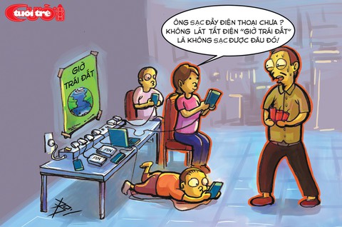 Biếm họa Giờ trái đất - Ảnh 8. Biếm họa Giờ trái đất - Ảnh 8.