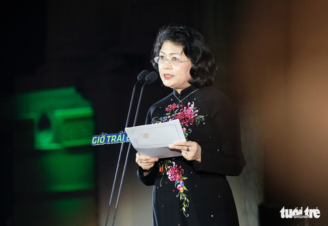 Phó chủ tịch nước Đặng Thị Ngọc Thịnh kêu gọi toàn dân tiết kiệm năng lượng - Ảnh 1. Phó chủ tịch nước Đặng Thị Ngọc Thịnh kêu gọi toàn dân tiết kiệm năng lượng - Ảnh 1.