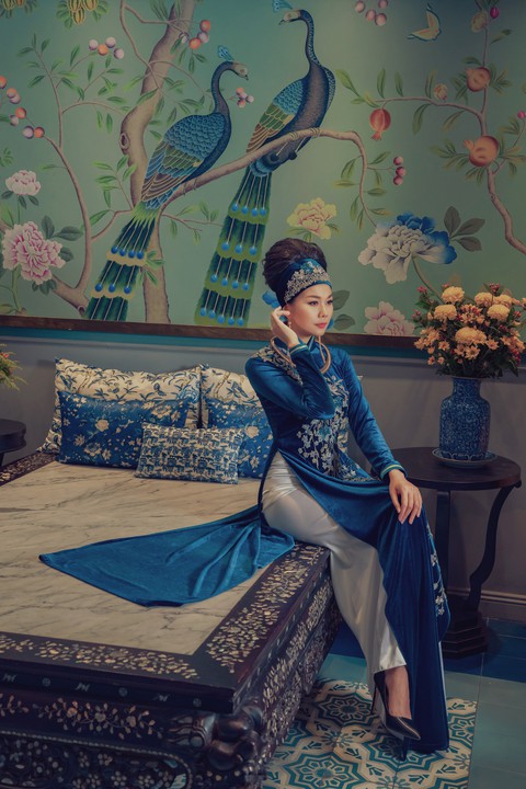 Lan Khuê, Thanh Hằng diện áo dài Nam Kỳ lục tỉnh - Ảnh 5.