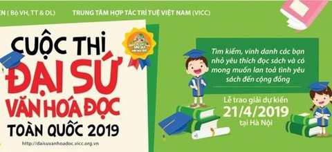 Cuộc thi “Đại sứ văn hóa đọc” tổ chức quy mô toàn quốc - Ảnh 1. Cuộc thi “Đại sứ văn hóa đọc” tổ chức quy mô toàn quốc - Ảnh 1.