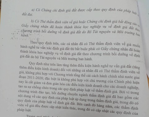 Bộ TN-MT bị tố đẻ thêm điều kiện hành nghề tư vấn giá đất - Ảnh 1. Bộ TN-MT bị tố đẻ thêm điều kiện hành nghề tư vấn giá đất - Ảnh 1.