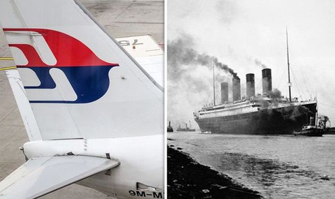 Thuyết âm mưu nói MH370 biến mất giống vụ tàu Titanic chìm - Ảnh 1. Thuyết âm mưu nói MH370 biến mất giống vụ tàu Titanic chìm - Ảnh 1.