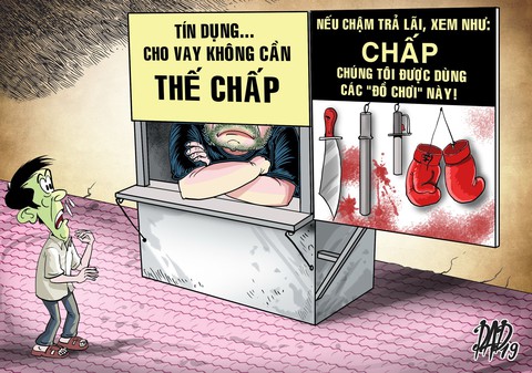 Tín dụng đen chẳng khác... bọn cướp ngày - Ảnh 1. Tín dụng đen chẳng khác... bọn cướp ngày - Ảnh 1.