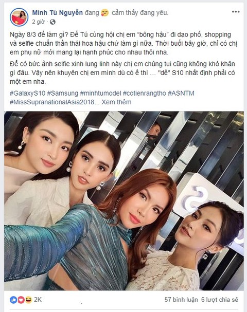 4 nàng hoa hậu xuất hiện tại sự kiện công nghệ lớn nhất nửa đầu năm - Ảnh 1. 4 nàng hoa hậu xuất hiện tại sự kiện công nghệ lớn nhất nửa đầu năm - Ảnh 1.