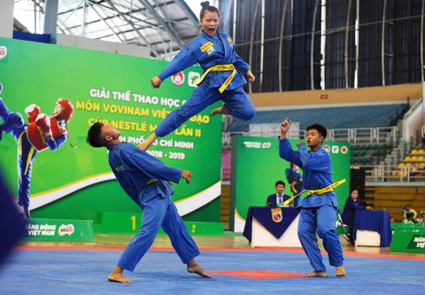 1.963 võ sinh tranh Giải vovinam học sinh TP.HCM 2019 - Ảnh 1. 1.963 võ sinh tranh Giải vovinam học sinh TP.HCM 2019 - Ảnh 1.