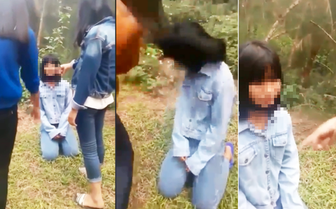 Nữ sinh lớp 7 bị nhóm nữ sinh bắt quỳ gối vì nói ‘bạn có bầu’? - Ảnh 2. Nữ sinh lớp 7 bị nhóm nữ sinh bắt quỳ gối vì nói ‘bạn có bầu’? - Ảnh 2.