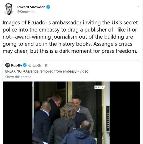 Vụ Wikileaks: Cảnh sát Anh nói bắt Julian Assange vì Mỹ - Ảnh 3. Vụ Wikileaks: Cảnh sát Anh nói bắt Julian Assange vì Mỹ - Ảnh 3.