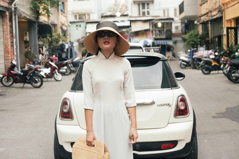 Hải Minh - cô gái nhỏ và thời trang bền vững từ cói - Ảnh 3. Hải Minh - cô gái nhỏ và thời trang bền vững từ cói - Ảnh 3.