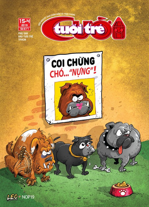 Hôm nay phát hành Tuổi Trẻ Cười số ra 15-4-2019 - Ảnh 1. Hôm nay phát hành Tuổi Trẻ Cười số ra 15-4-2019 - Ảnh 1.