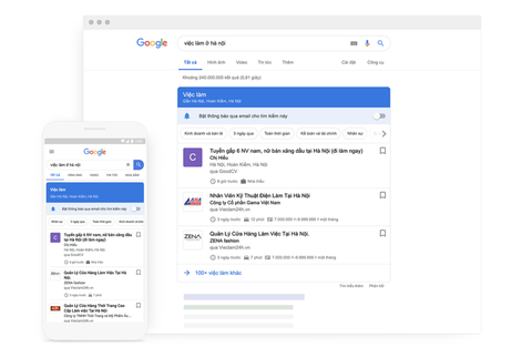 Google thêm chức năng tìm việc làm cho người dùng Việt Nam - Ảnh 1. Google thêm chức năng tìm việc làm cho người dùng Việt Nam - Ảnh 1.