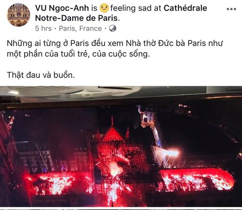 Nhà thờ Đức Bà Paris bốc cháy, người Việt bàng hoàng chia sẻ kỷ niệm - Ảnh 5. Nhà thờ Đức Bà Paris bốc cháy, người Việt bàng hoàng chia sẻ kỷ niệm - Ảnh 5.