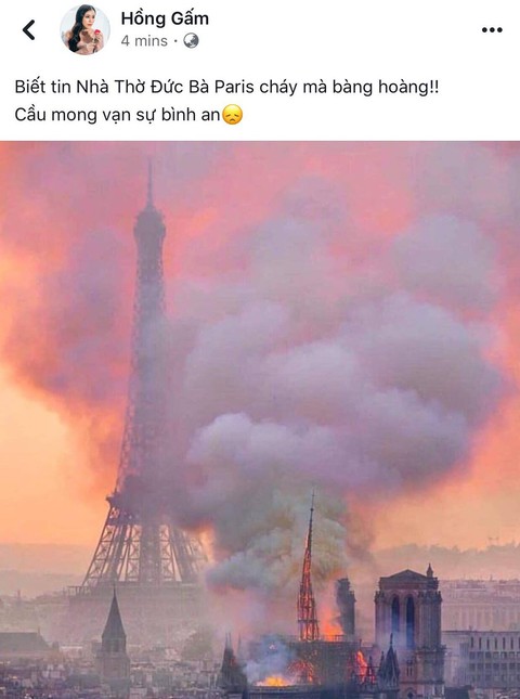 Nhà thờ Đức Bà Paris bốc cháy, người Việt bàng hoàng chia sẻ kỷ niệm - Ảnh 8. Nhà thờ Đức Bà Paris bốc cháy, người Việt bàng hoàng chia sẻ kỷ niệm - Ảnh 8.