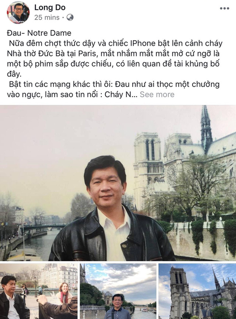 Nhà thờ Đức Bà Paris bốc cháy, người Việt bàng hoàng chia sẻ kỷ niệm - Ảnh 3. Nhà thờ Đức Bà Paris bốc cháy, người Việt bàng hoàng chia sẻ kỷ niệm - Ảnh 3.