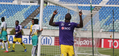 Omar Faye lập hat-trick, Hà Nội đè bẹp Yangon United tại AFC Cup - Ảnh 1. Omar Faye lập hat-trick, Hà Nội đè bẹp Yangon United tại AFC Cup - Ảnh 1.