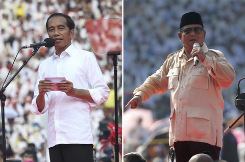 Bầu cử Indonesia hấp dẫn như cuộc đấu giữa Trump và Obama - Ảnh 1. Bầu cử Indonesia hấp dẫn như cuộc đấu giữa Trump và Obama - Ảnh 1.