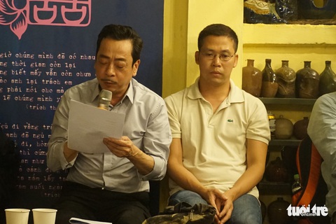 Hơn 350 người đọc Mây trắng của đời tôi mừng sinh nhật Lưu Quang Vũ - Ảnh 7. Hơn 350 người đọc Mây trắng của đời tôi mừng sinh nhật Lưu Quang Vũ - Ảnh 7.