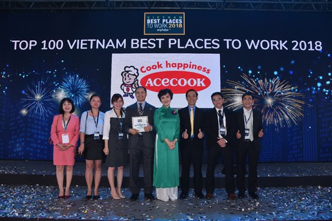 Acecook Việt Nam xếp vị trí thứ 25 trong Khảo sát Nơi làm việc tốt nhất Việt Nam 2018 - Ảnh 1. Acecook Việt Nam xếp vị trí thứ 25 trong Khảo sát Nơi làm việc tốt nhất Việt Nam 2018 - Ảnh 1.