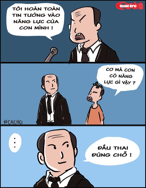 Chùm tranh biếm họa Ai đã nâng điểm cho con tôi? - Ảnh 3. Chùm tranh biếm họa Ai đã nâng điểm cho con tôi? - Ảnh 3.