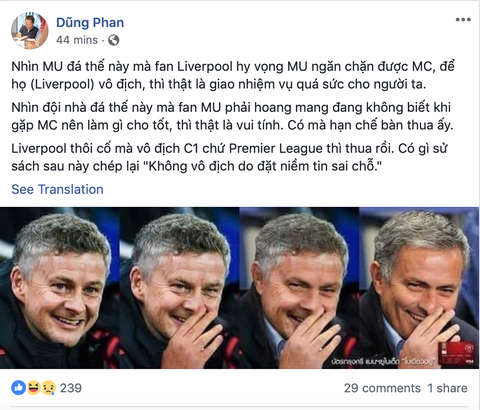 Cộng đồng mạng: Thật sai lầm nếu Liverpool chờ MU cản đường Man City - Ảnh 1. Cộng đồng mạng: Thật sai lầm nếu Liverpool chờ MU cản đường Man City - Ảnh 1.