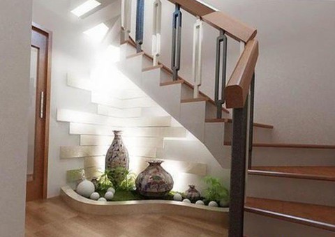 Một số lưu ý về phong thủy khi thiết kế, bố trí gầm cầu thang - Ảnh 3. Một số lưu ý về phong thủy khi thiết kế, bố trí gầm cầu thang - Ảnh 3.