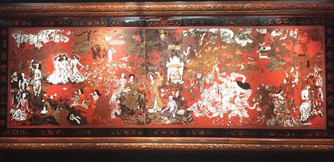 Bộ trưởng yêu cầu khẩn trương kiểm tra tranh Vườn xuân Trung Nam Bắc - Ảnh 1. Bộ trưởng yêu cầu khẩn trương kiểm tra tranh Vườn xuân Trung Nam Bắc - Ảnh 1.