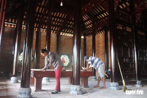 Khu lưu niệm Đại tướng Lê Đức Anh được gấp rút trùng tu - Ảnh 4. Khu lưu niệm Đại tướng Lê Đức Anh được gấp rút trùng tu - Ảnh 4.