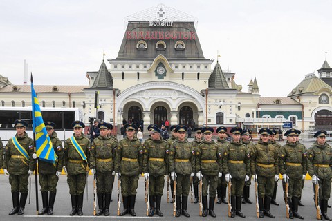 Đoàn tàu ông Kim Jong Un đã đến thành phố Vladivostok - Ảnh 3. Đoàn tàu ông Kim Jong Un đã đến thành phố Vladivostok - Ảnh 3.