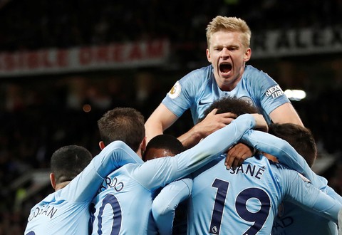 HLV Guardiola nhìn về chức vô địch sau trận derby Manchester - Ảnh 7. HLV Guardiola nhìn về chức vô địch sau trận derby Manchester - Ảnh 7.