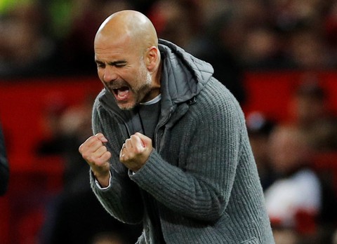 HLV Guardiola nhìn về chức vô địch sau trận derby Manchester - Ảnh 9. HLV Guardiola nhìn về chức vô địch sau trận derby Manchester - Ảnh 9.