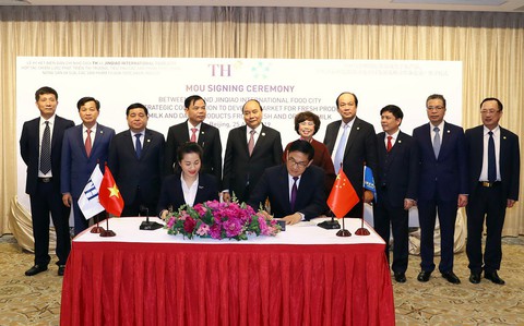 TH đưa sản phẩm cao cấp chinh phục thị trường Trung Quốc - Ảnh 1. TH đưa sản phẩm cao cấp chinh phục thị trường Trung Quốc - Ảnh 1.
