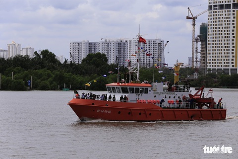Bàn giao 2 tàu tuần tra, 10 canô cao tốc cho Bộ đội biên phòng TP.HCM - Ảnh 2. Bàn giao 2 tàu tuần tra, 10 canô cao tốc cho Bộ đội biên phòng TP.HCM - Ảnh 2.