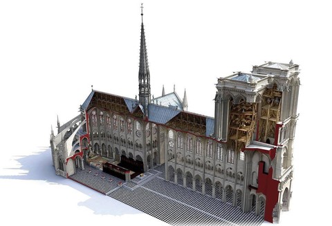 Phép lạ nhỏ giúp phục dựng nhà thờ Đức Bà Paris như nguyên bản - Ảnh 1. Phép lạ nhỏ giúp phục dựng nhà thờ Đức Bà Paris như nguyên bản - Ảnh 1.