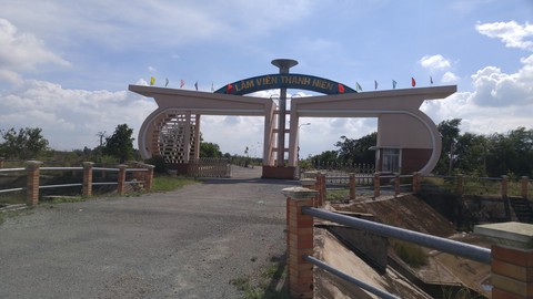 Long An: giải cứu cảnh đìu hiu ở lâm viên Thanh niên - Ảnh 1. Long An: giải cứu cảnh đìu hiu ở lâm viên Thanh niên - Ảnh 1.