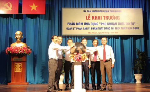 TP.HCM: Thêm một quận phản ánh vi phạm trật tự đô thị qua trực tuyến - Ảnh 1. TP.HCM: Thêm một quận phản ánh vi phạm trật tự đô thị qua trực tuyến - Ảnh 1.