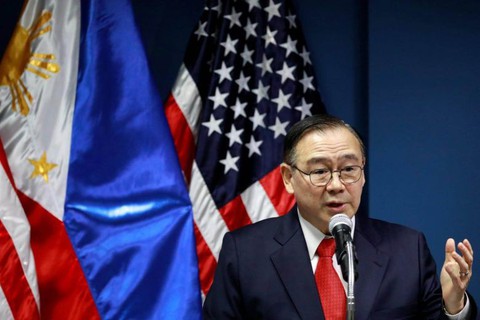Ngoại trưởng Philippines nói Mỹ sẽ là đồng minh quân sự duy nhất - Ảnh 1. Ngoại trưởng Philippines nói Mỹ sẽ là đồng minh quân sự duy nhất - Ảnh 1.