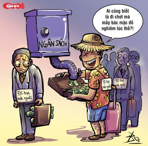 Biếm họa: Đi du lịch bằng ngân sách - Ảnh 2. Biếm họa: Đi du lịch bằng ngân sách - Ảnh 2.