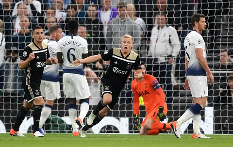 Đá bại Tottenham, Ajax rộng cửa vào chung kết Champions League - Ảnh 2. Đá bại Tottenham, Ajax rộng cửa vào chung kết Champions League - Ảnh 2.