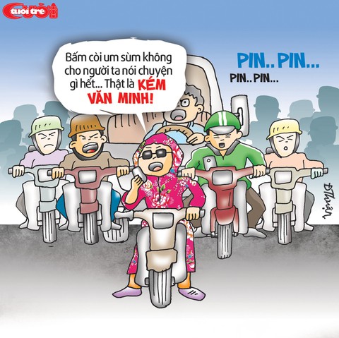 Văn hóa giao thông qua tranh biếm họa - Ảnh 4. Văn hóa giao thông qua tranh biếm họa - Ảnh 4.